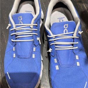 On Cloud 5 Running Women’s Waterproof Blue Shoes